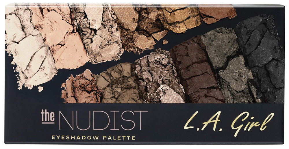Lagirl Le Nudiste boîtier compact pratique pour voyage et retouches avec miroir.
