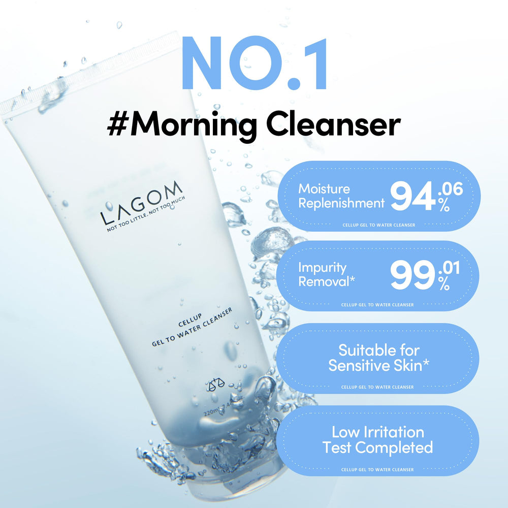 LAGOM Cellup, massage sur peau, purification en douceur.