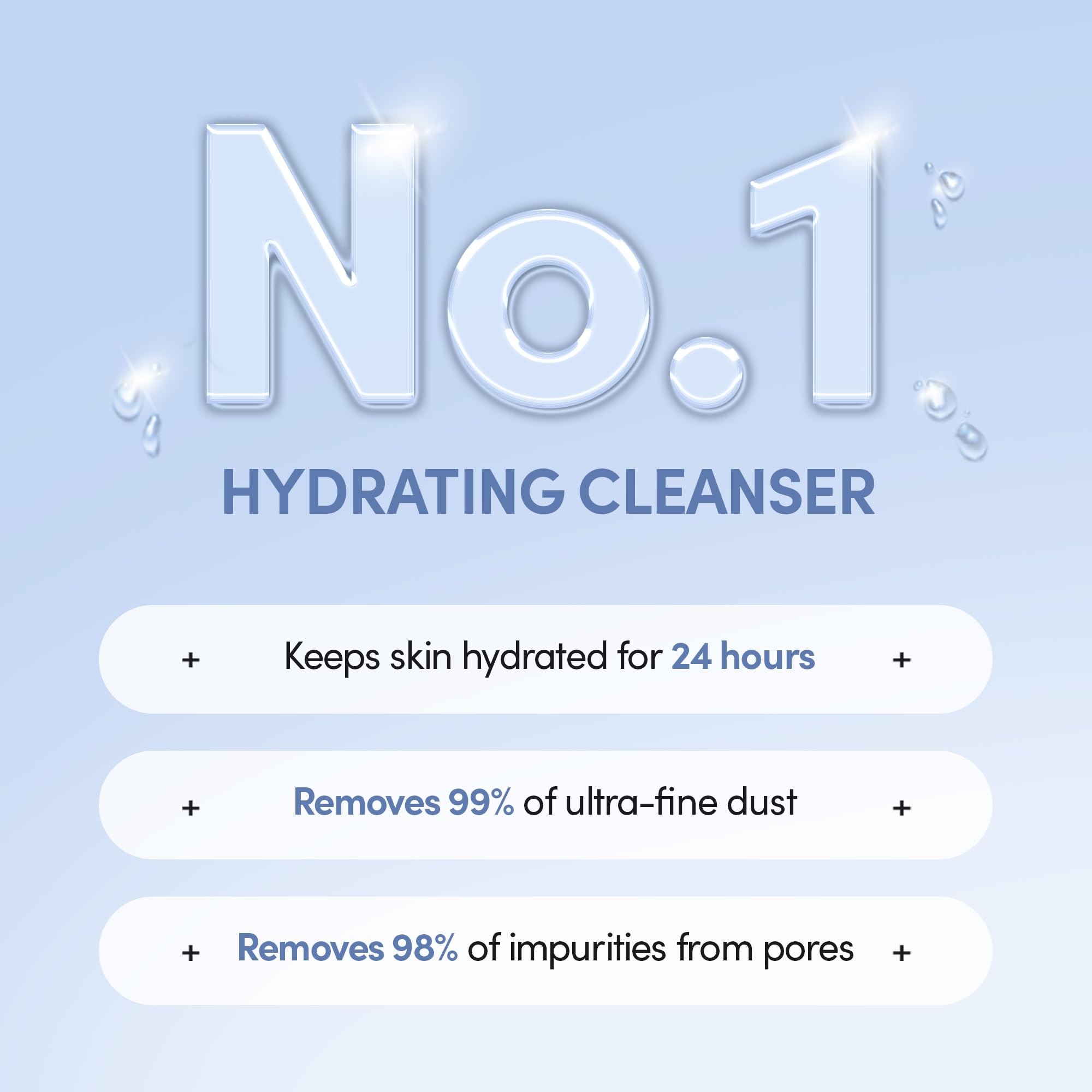 Massage facial doux avec la mousse LAGOM Cellup, sensation de soin premium.