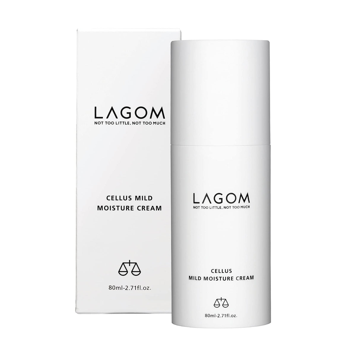 Lagom Cellus Crème Hydratante: texture légère pour peau douce et hydratée.