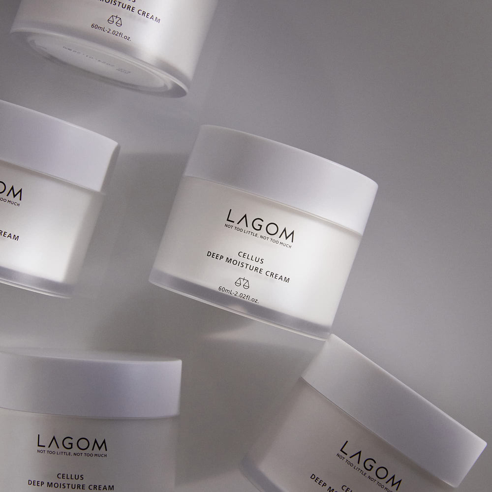 Pompe pratique sur le flacon LAGOM Cellus pour une utilisation facile.