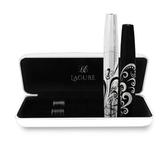 Lagure 400x fibre mascara brosse, pour cils allongés et volumisés.