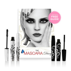 Lagure 400x fibre mascara étui inclus, rangement portable.