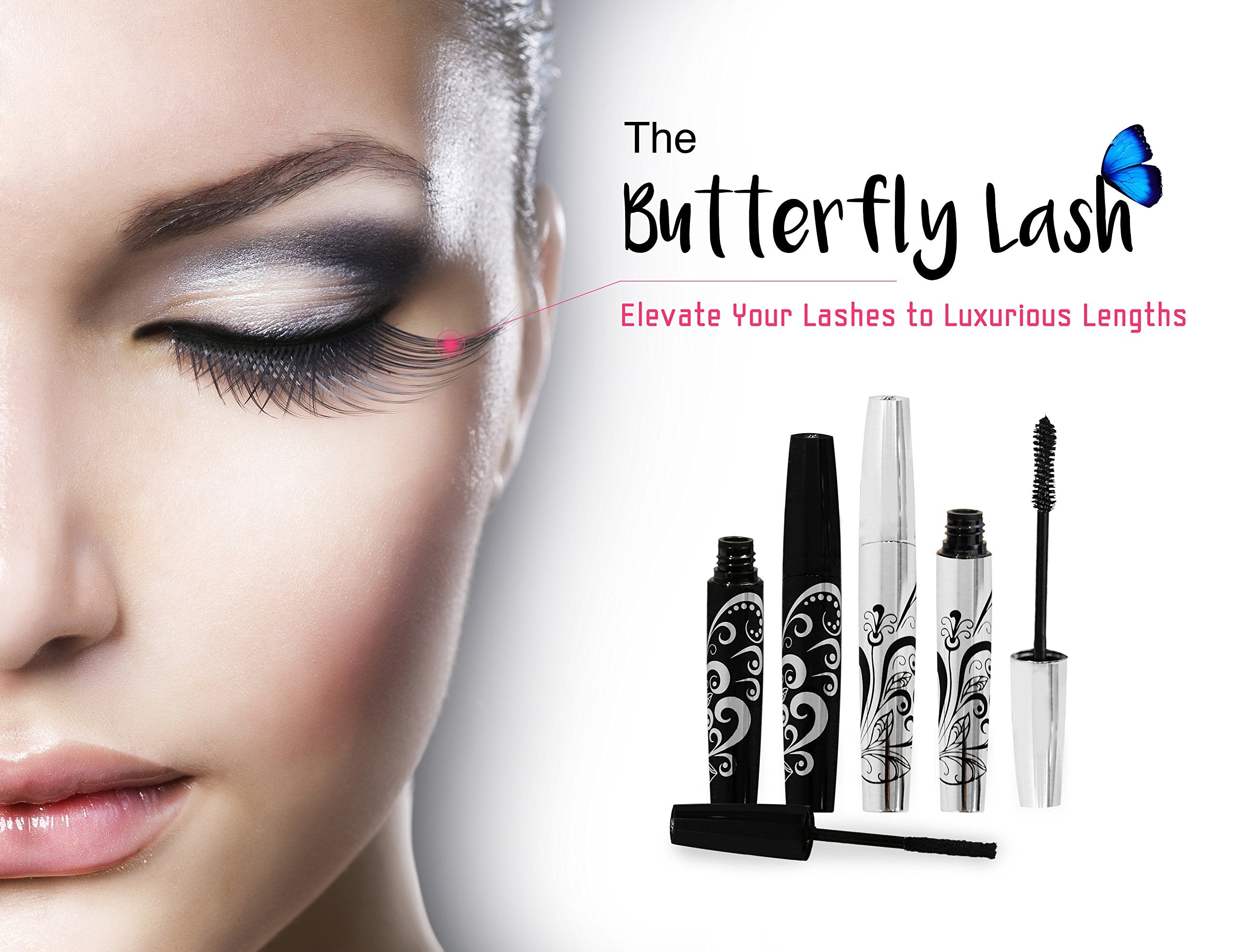 Lagure 400x fibre mascara guide d'application en 3 étapes.