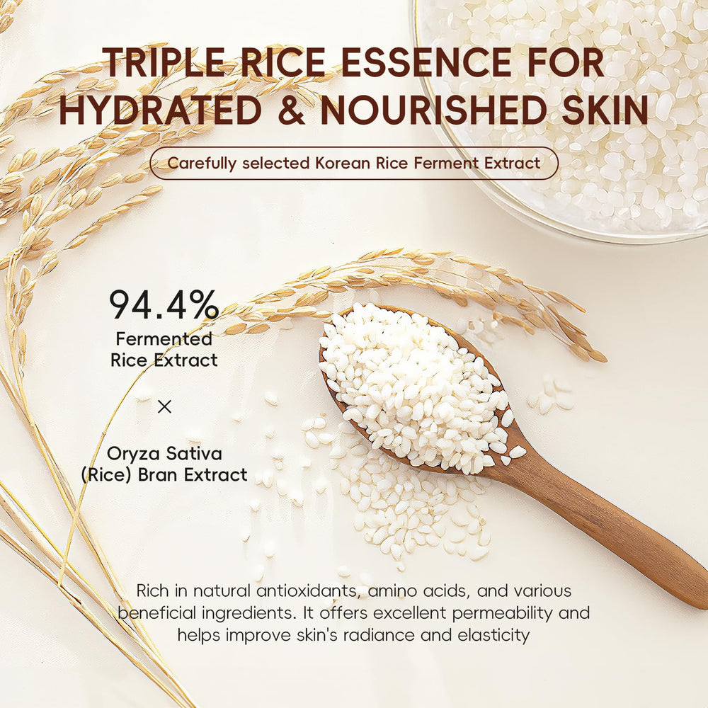 Laikou Crème Hydratante Riz — douceur durable et hydratation prolongée.