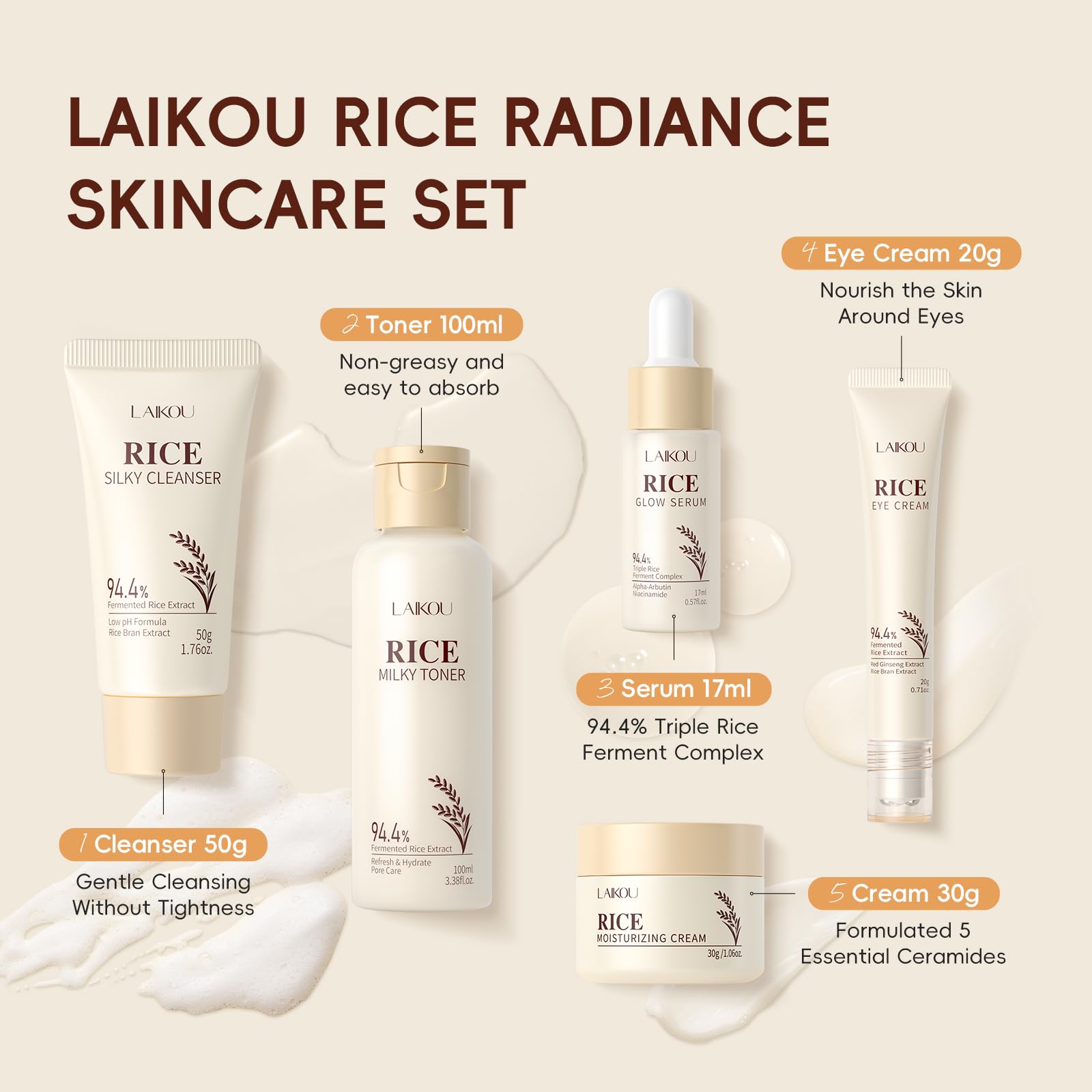 Laikou Format Voyage Soin — formats compacts faciles à emporter.