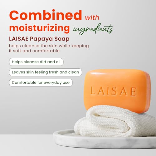 LAISAE barre nettoyante corps – soin doux pour peaux sensibles et propre.