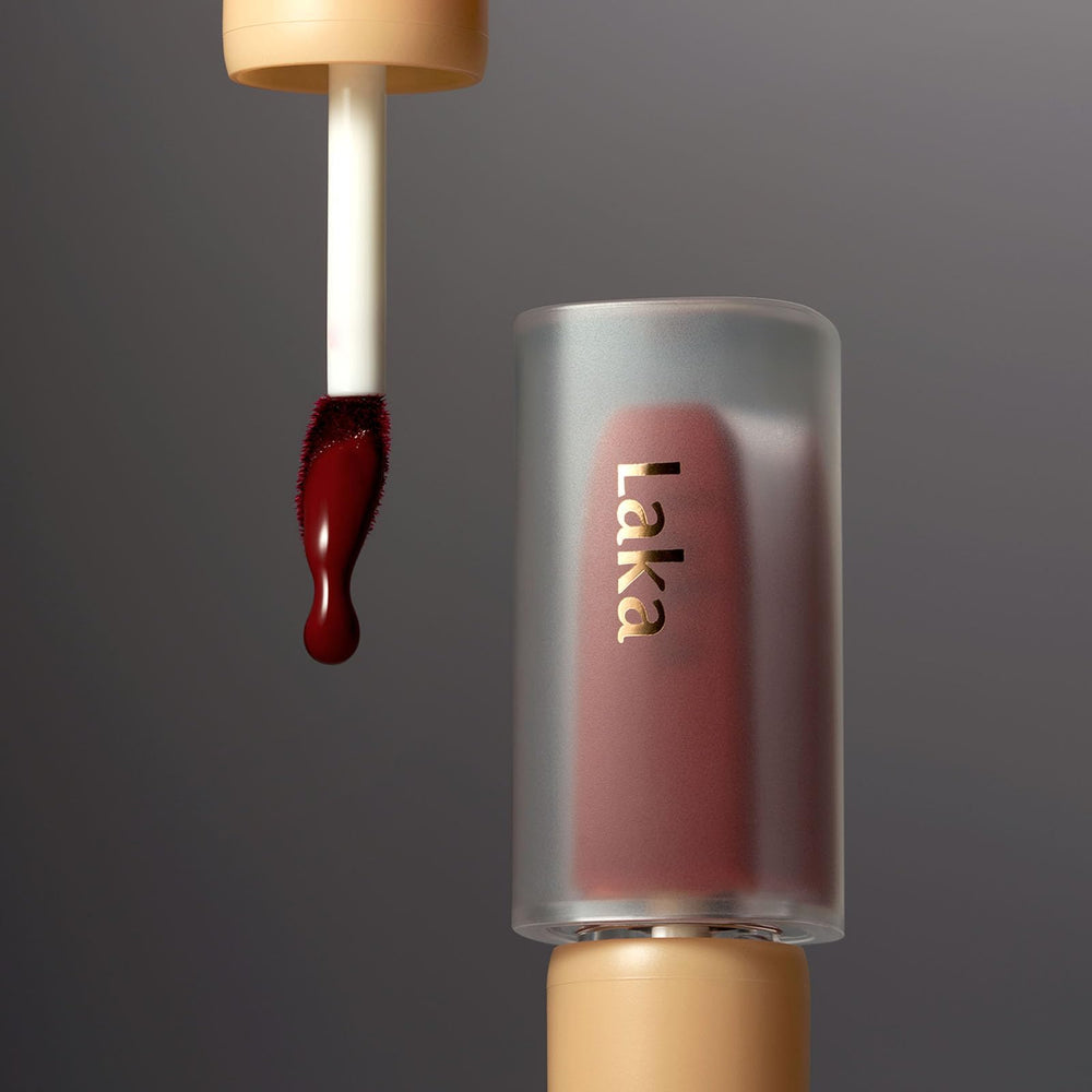Laka Fruity Glam Tint – Carte des teintes pour estimer l intensite souhaitee.