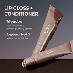 Laka Fruity Lip Glotioner, couleurs vives et gloss brillant pour un look K-Beauty.