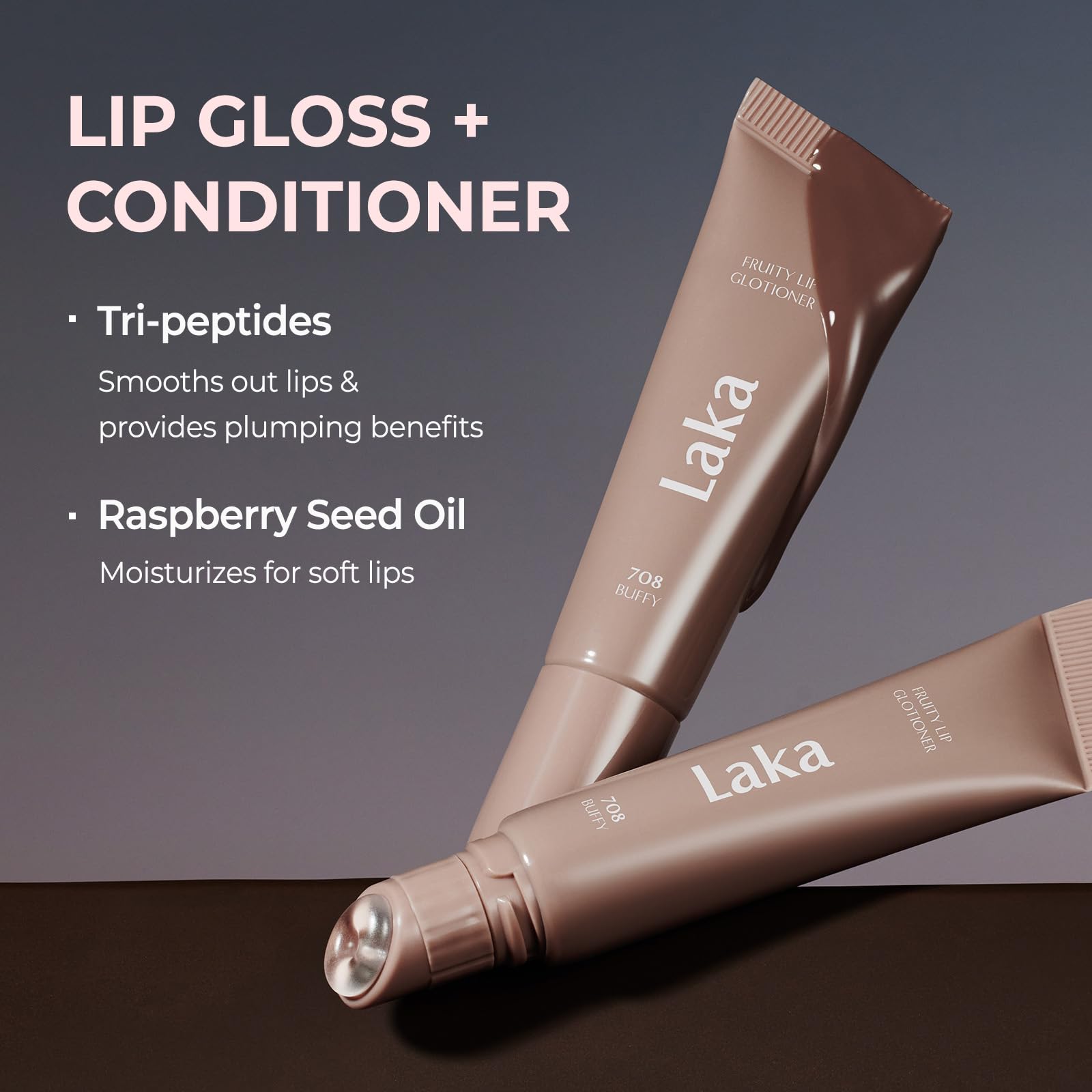 Laka Fruity Lip Glotioner emballage compact pour sac a main