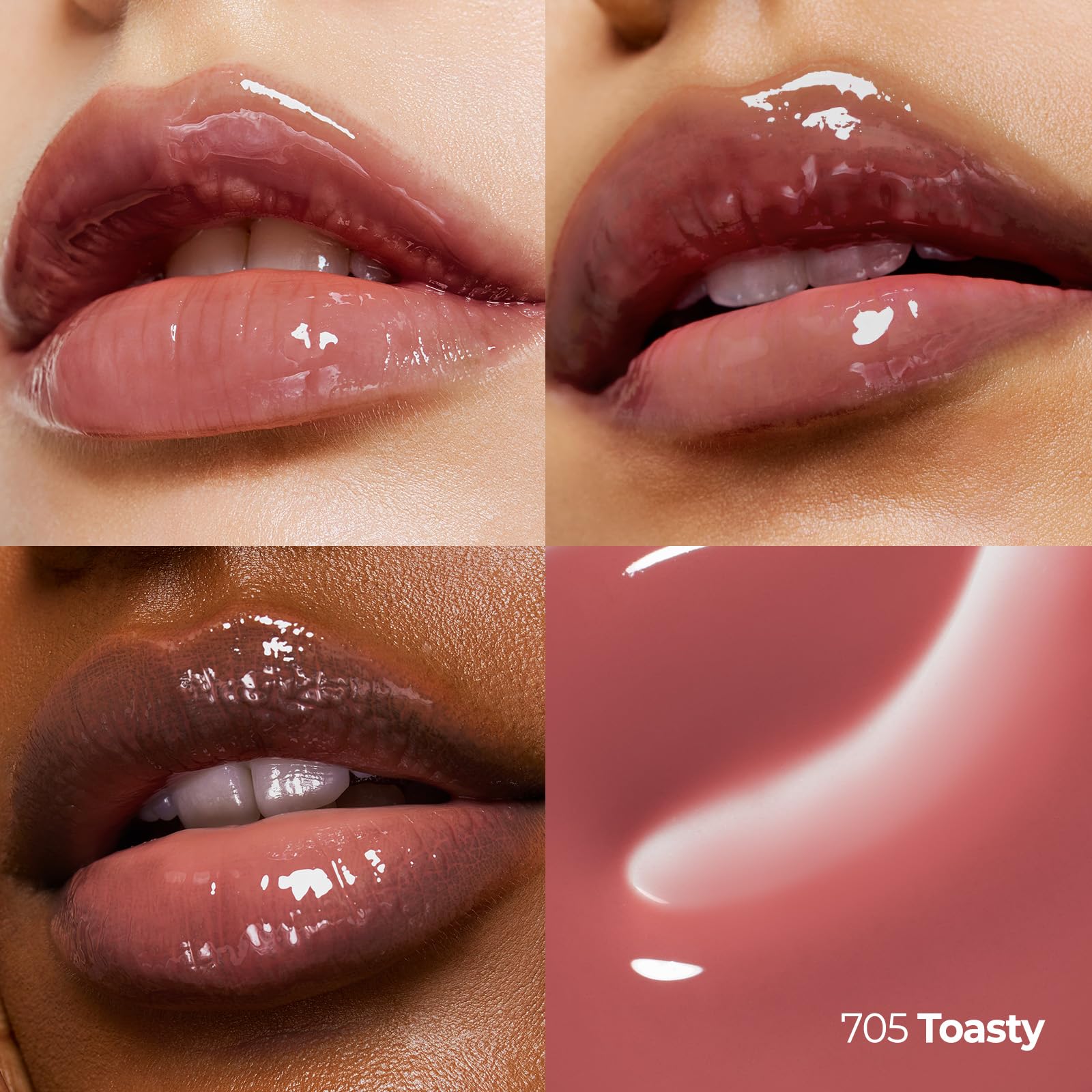 Laka Fruity Lip Glotioner, pointe jelly pour application hygiénique et précise.