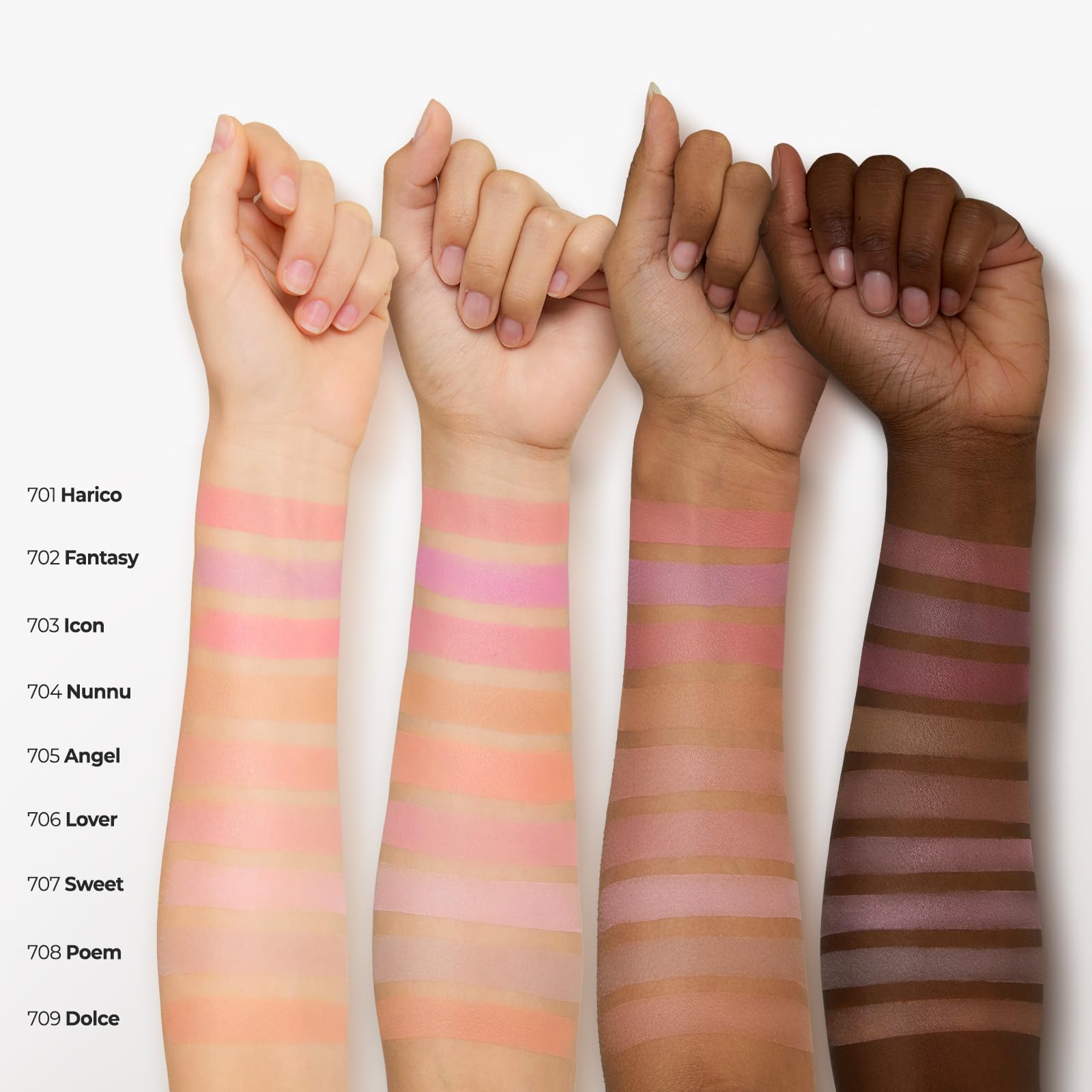 Laka Love Silk Blush offre hydratation et couleur prolongée.
