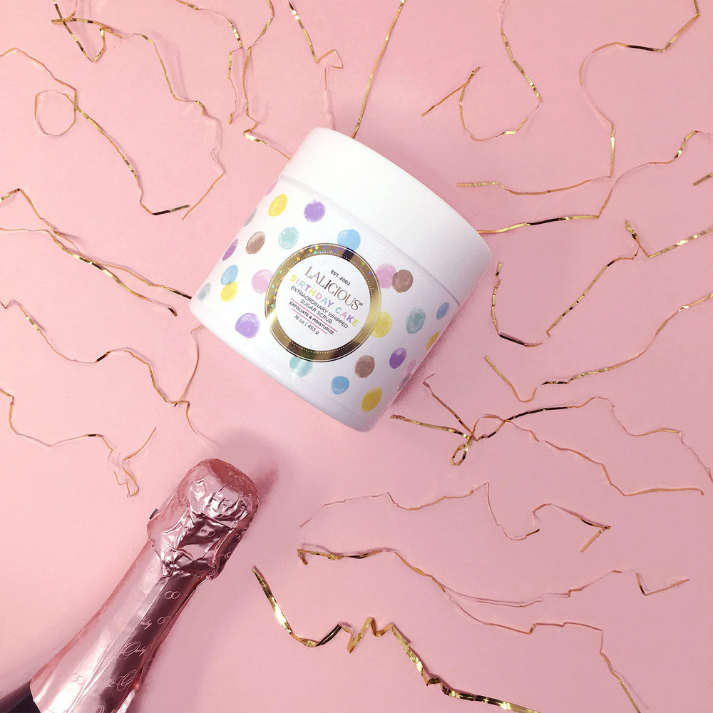 LaLicious gommage anniversaire – application sur le pied pour rituel spa à domicile