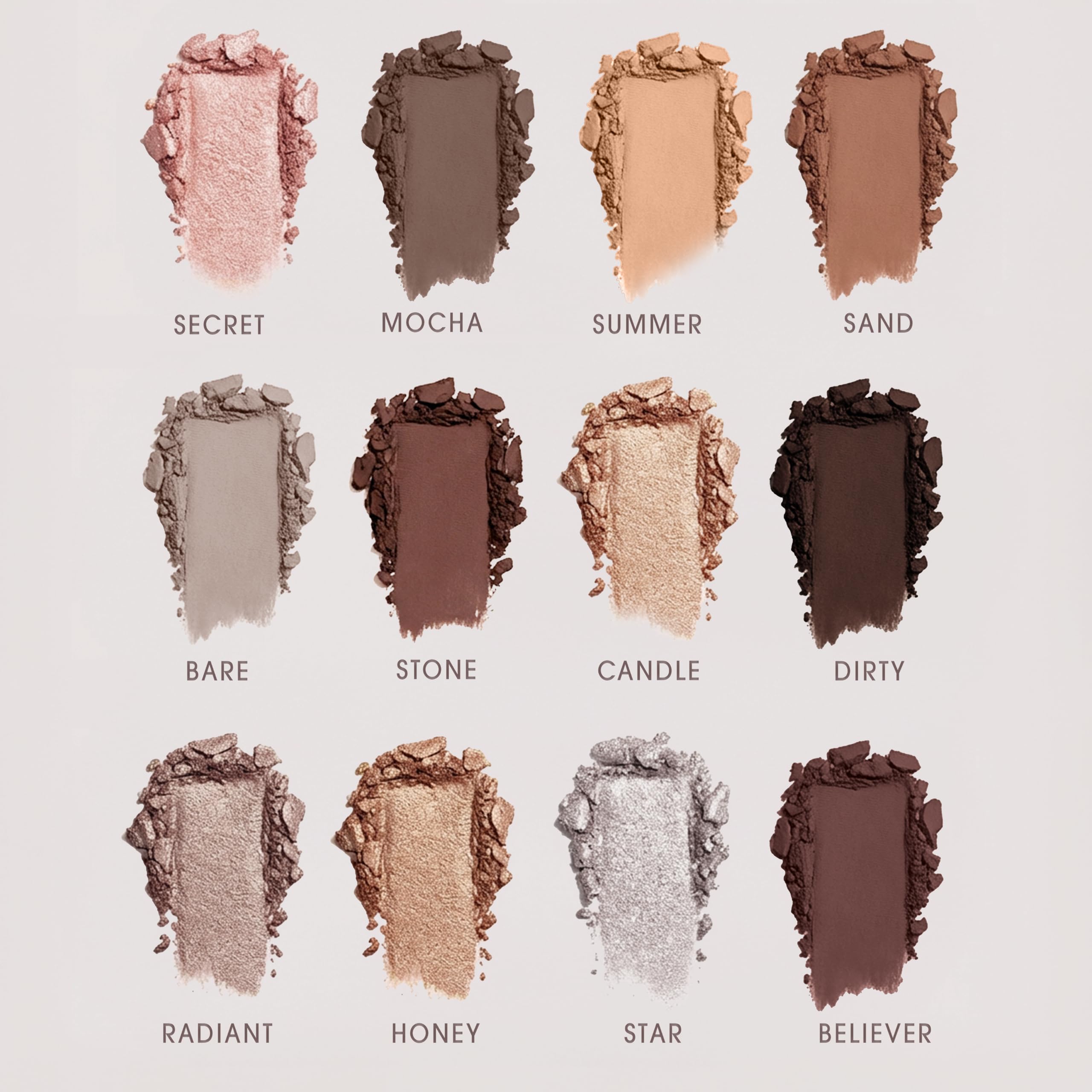 Lamora Attraction Eyeshadow Palette: look nuptial neutre élégant et discret