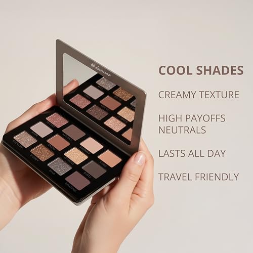 Lamora Attraction Eyeshadow Palette: miroir intégré pour retouches rapides en déplacement
