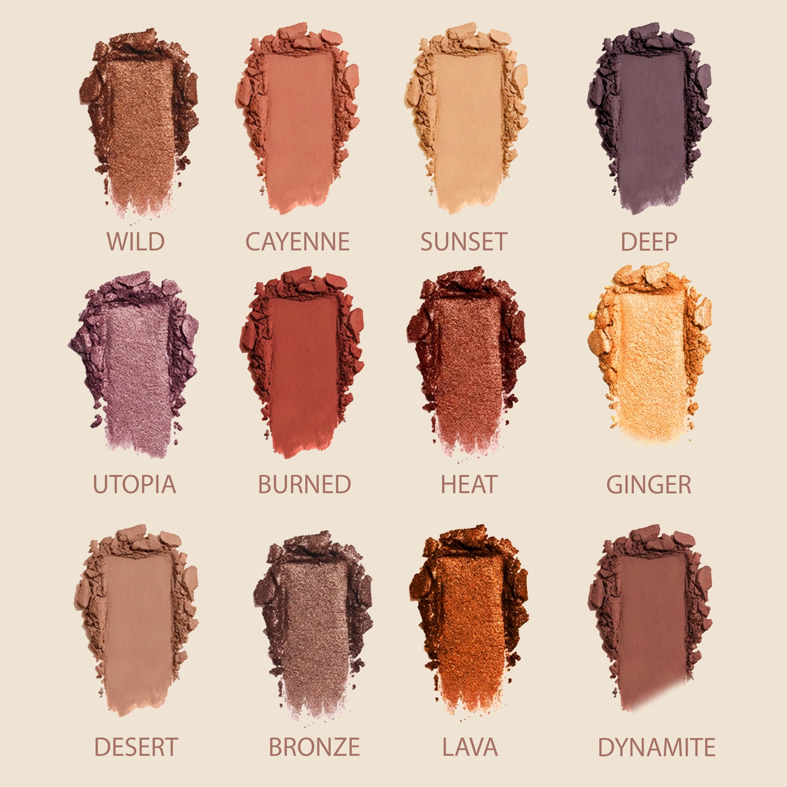 Palette Lamora Bronze avec miroir pour retouches en voyage