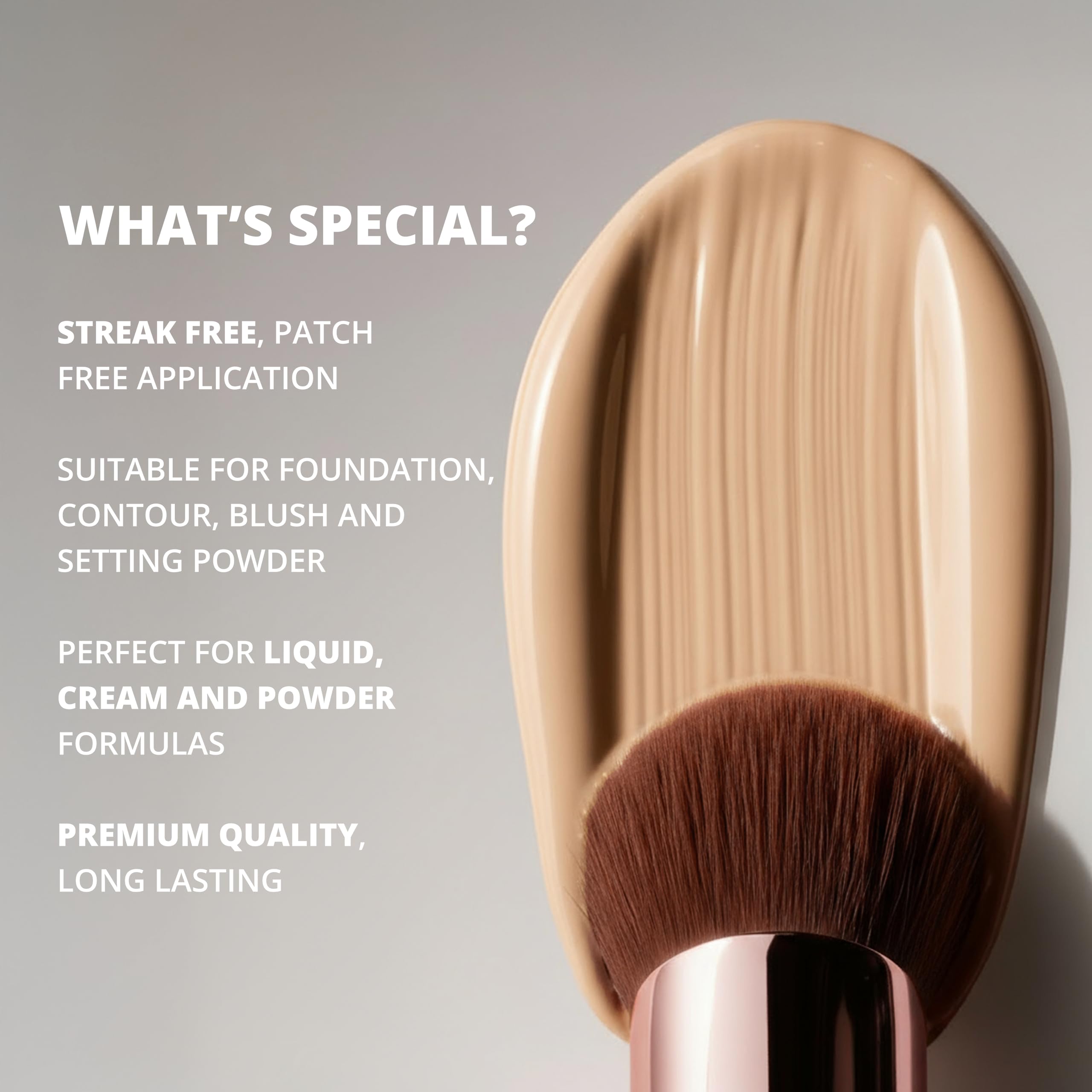 Lamora kabuki plat polyvalent pour fond, blush et contour.