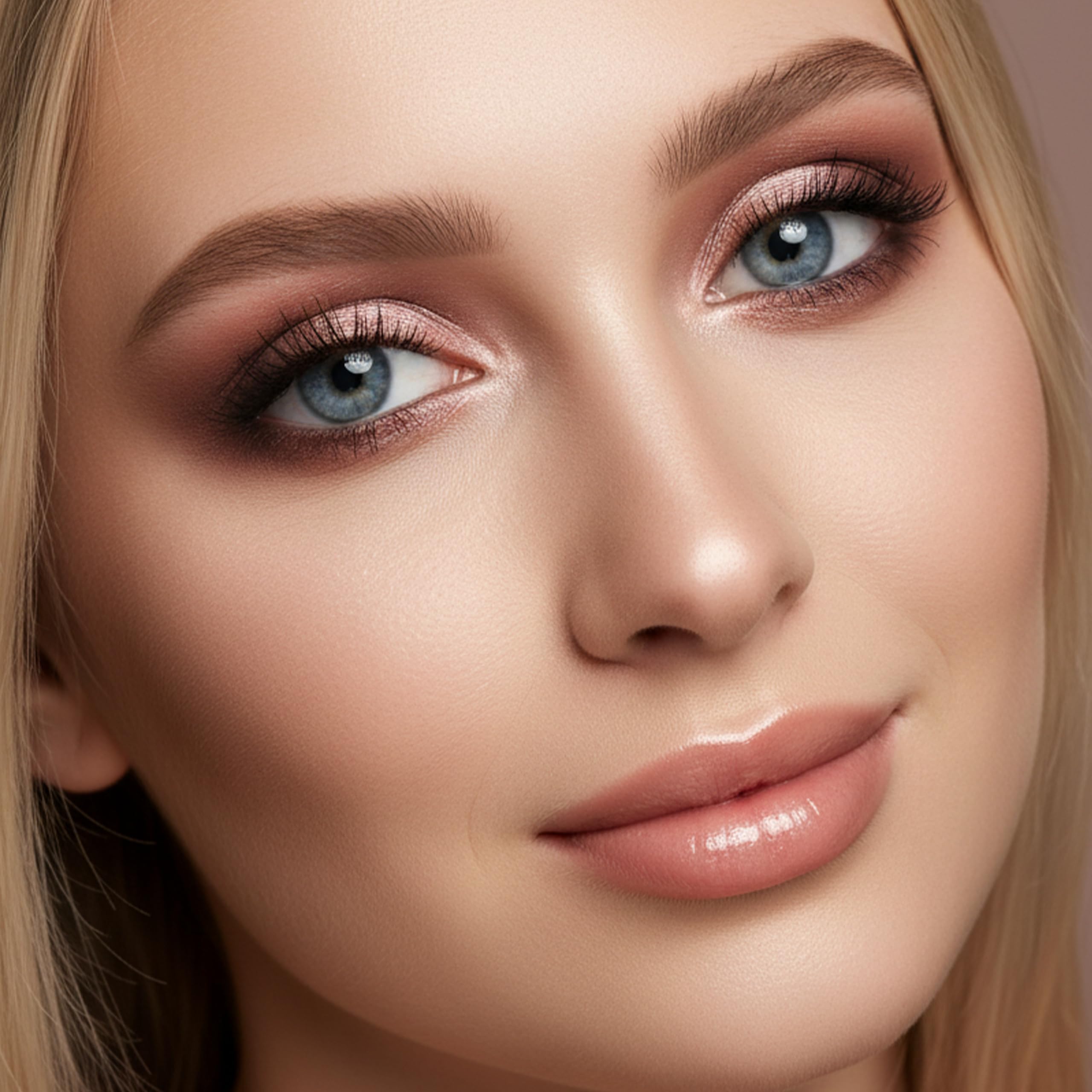 Lamora Rose doré pour un glamour discret et lumineux.