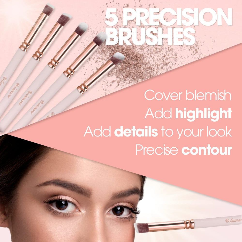 Lamora pinceau blush Kabuki angulaire — précision et harmonie du teint
