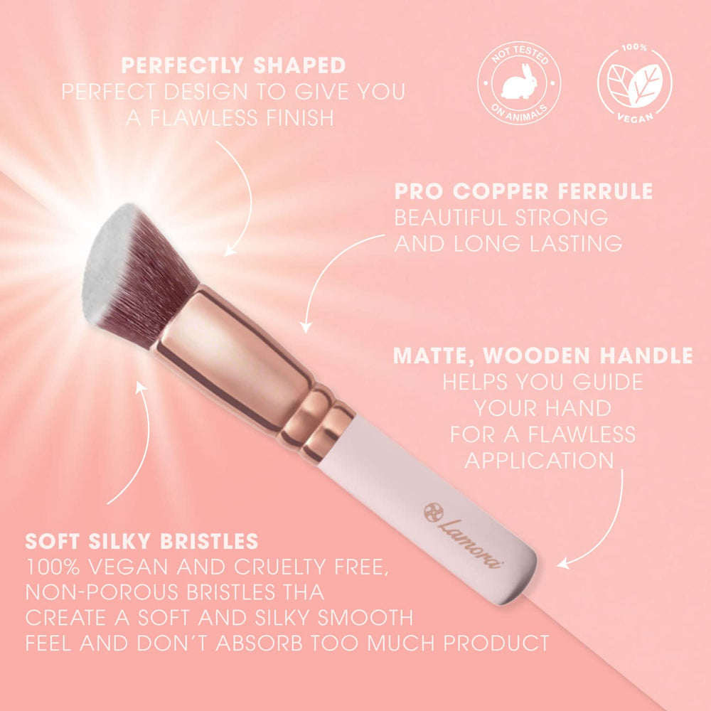 Lamora pinceau contour Kabuki — définition nette et contouring subtil