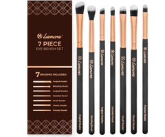 Lamora pinceaux yeux ensemble 7pcs, pour un look pro.