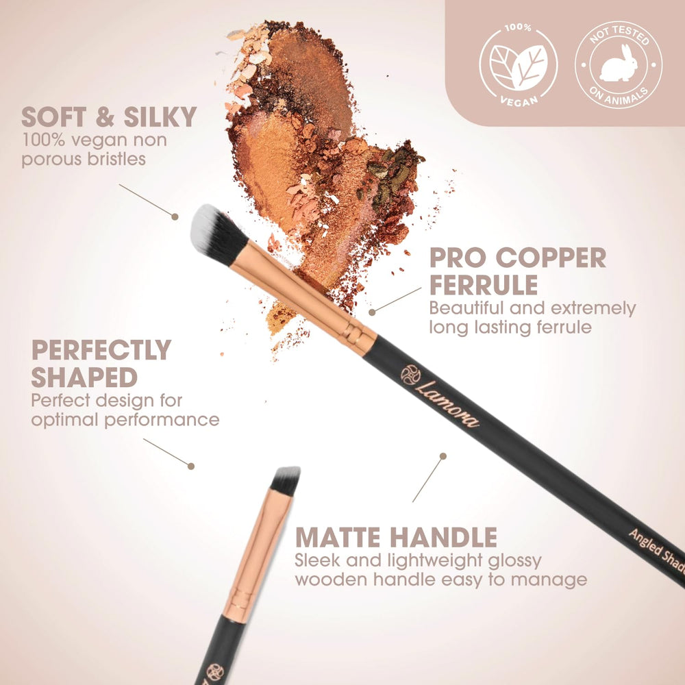 Lamora pinceaux yeux liner précis pour traçage net.