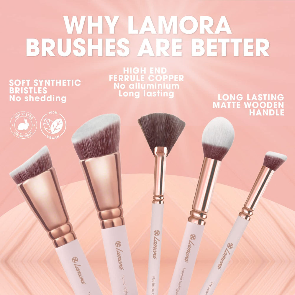 Lamora pinceau définition ligne de mâchoire pour contour plus net.