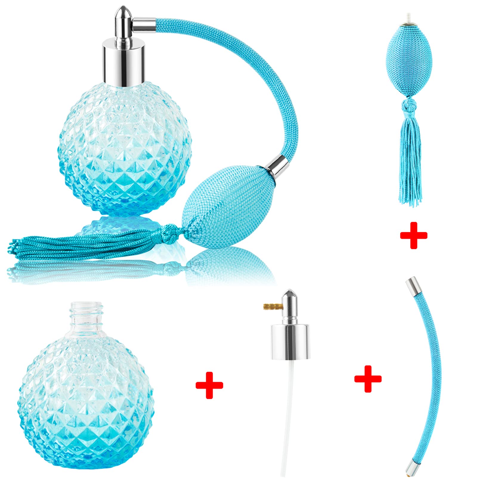 Lamoutor bouteille parfum 100 ml, dimensions compactes pour sac à main.