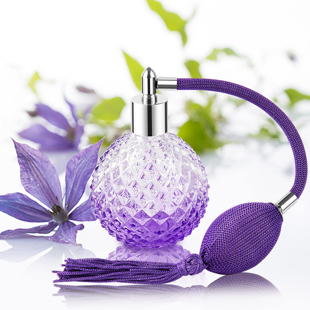 Lamoutor flacon polyvalent pour parfum, lotion ou tonique à domicile.
