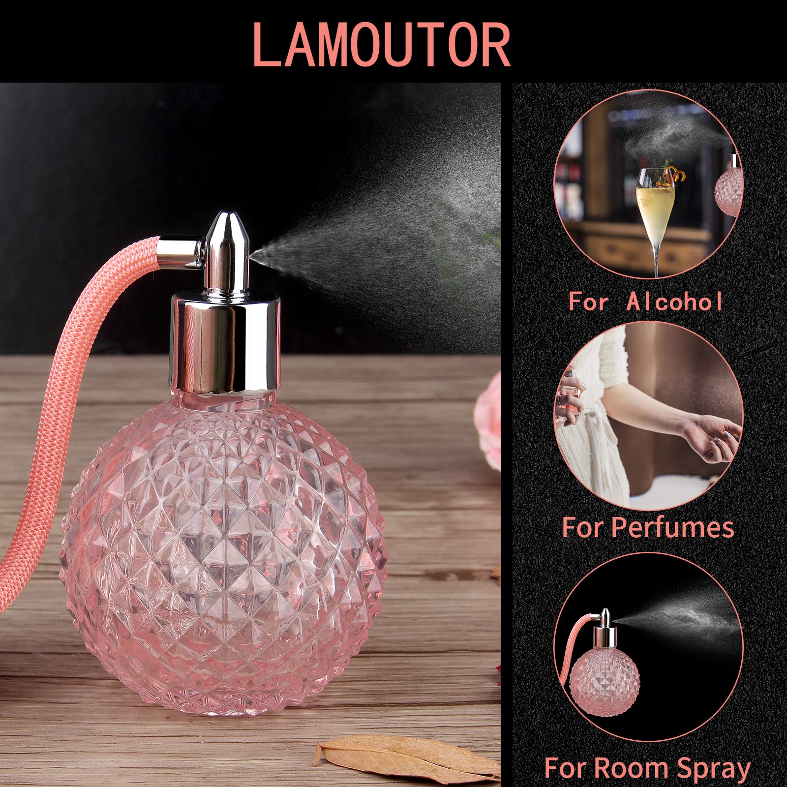 Lamoutor remplissable: option écologique et pratique pour recharger votre parfum.