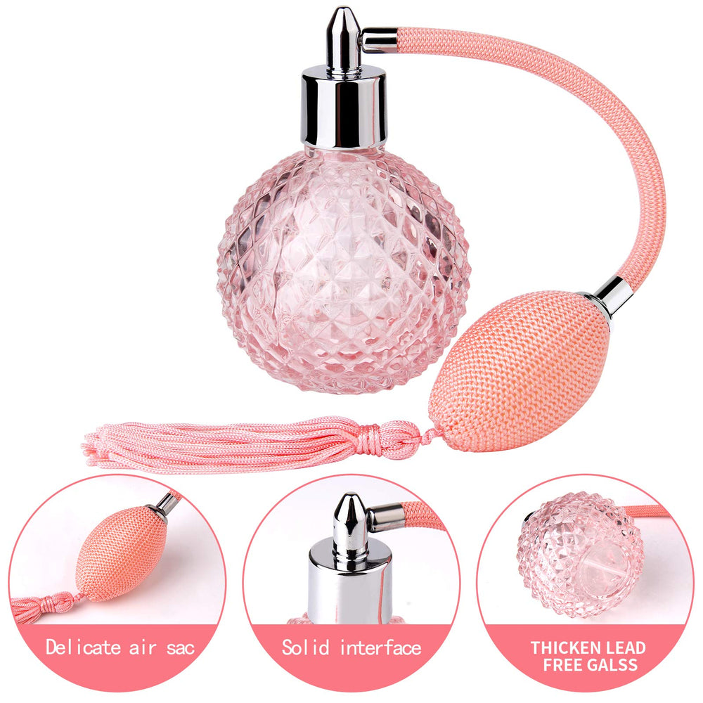 Lamoutor cristal rose: verre transparent qui reflète la lumière avec délicatesse.