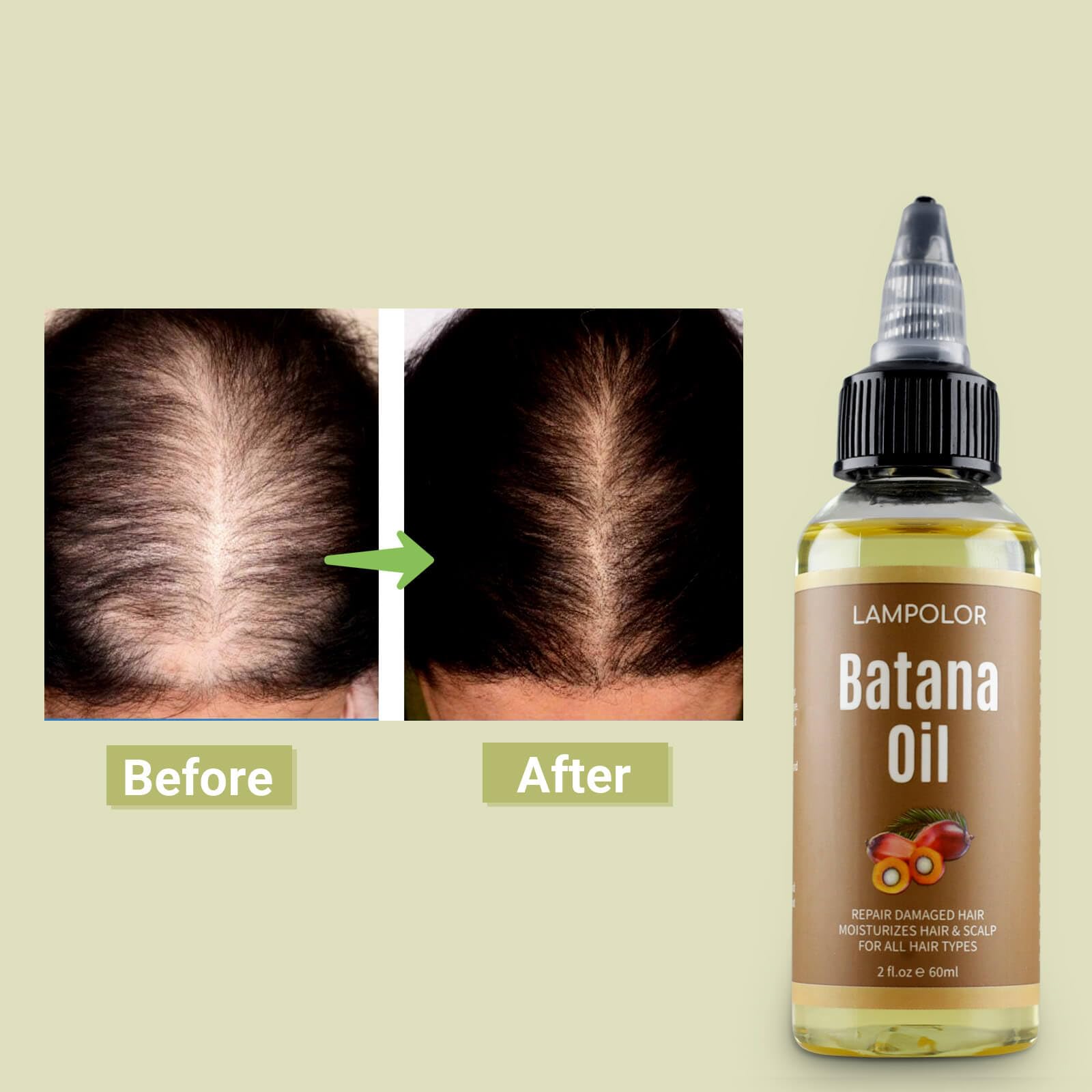 Lampolar Batana Oil, soin polyvalent pour cheveux et peau.