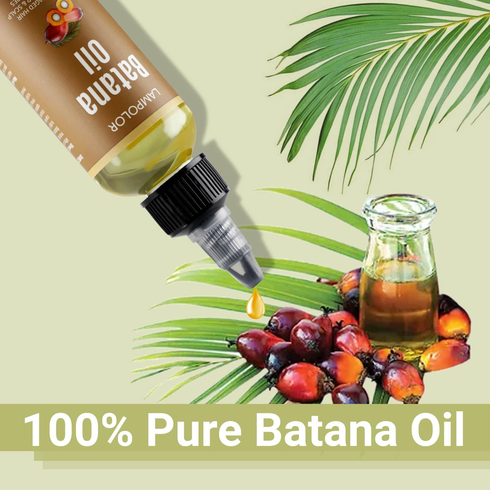 Lampolar Batana Oil, massage du cuir chevelu pour revitaliser les racines.