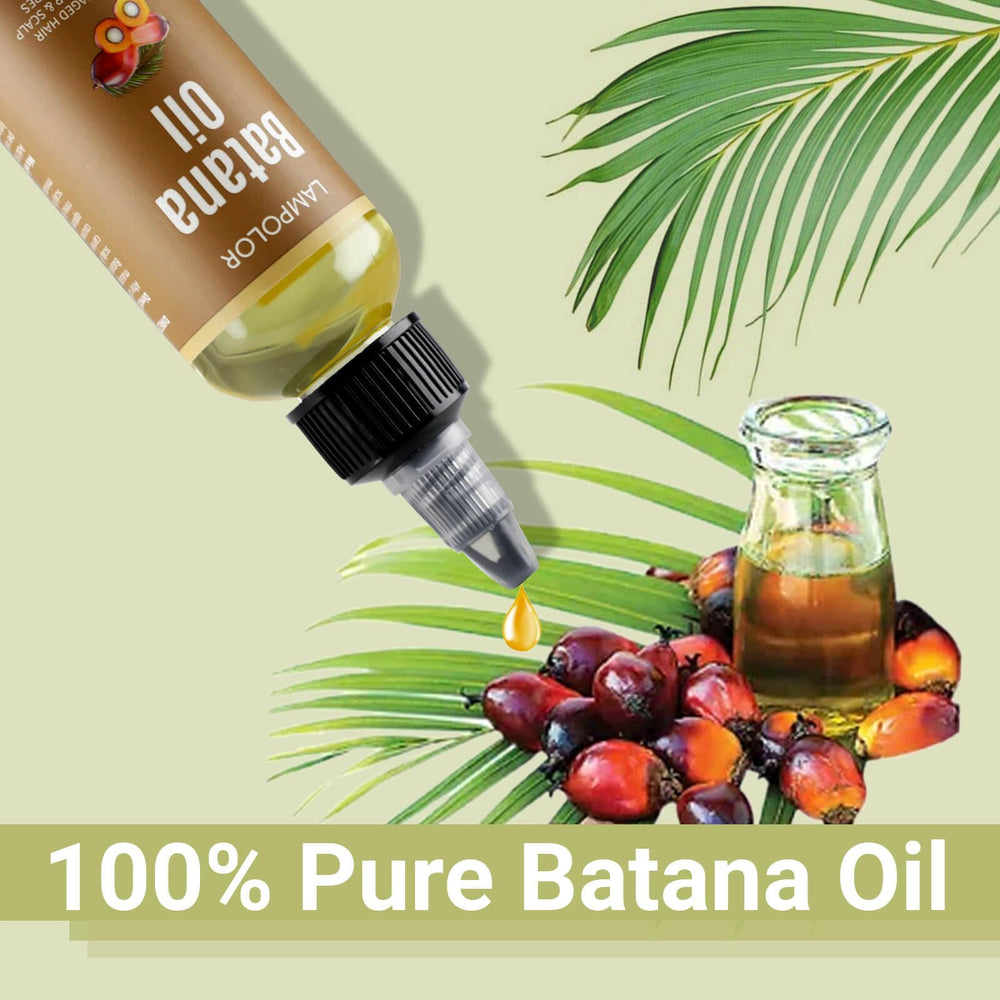 Lampolar Batana Oil, massage du cuir chevelu pour revitaliser les racines.