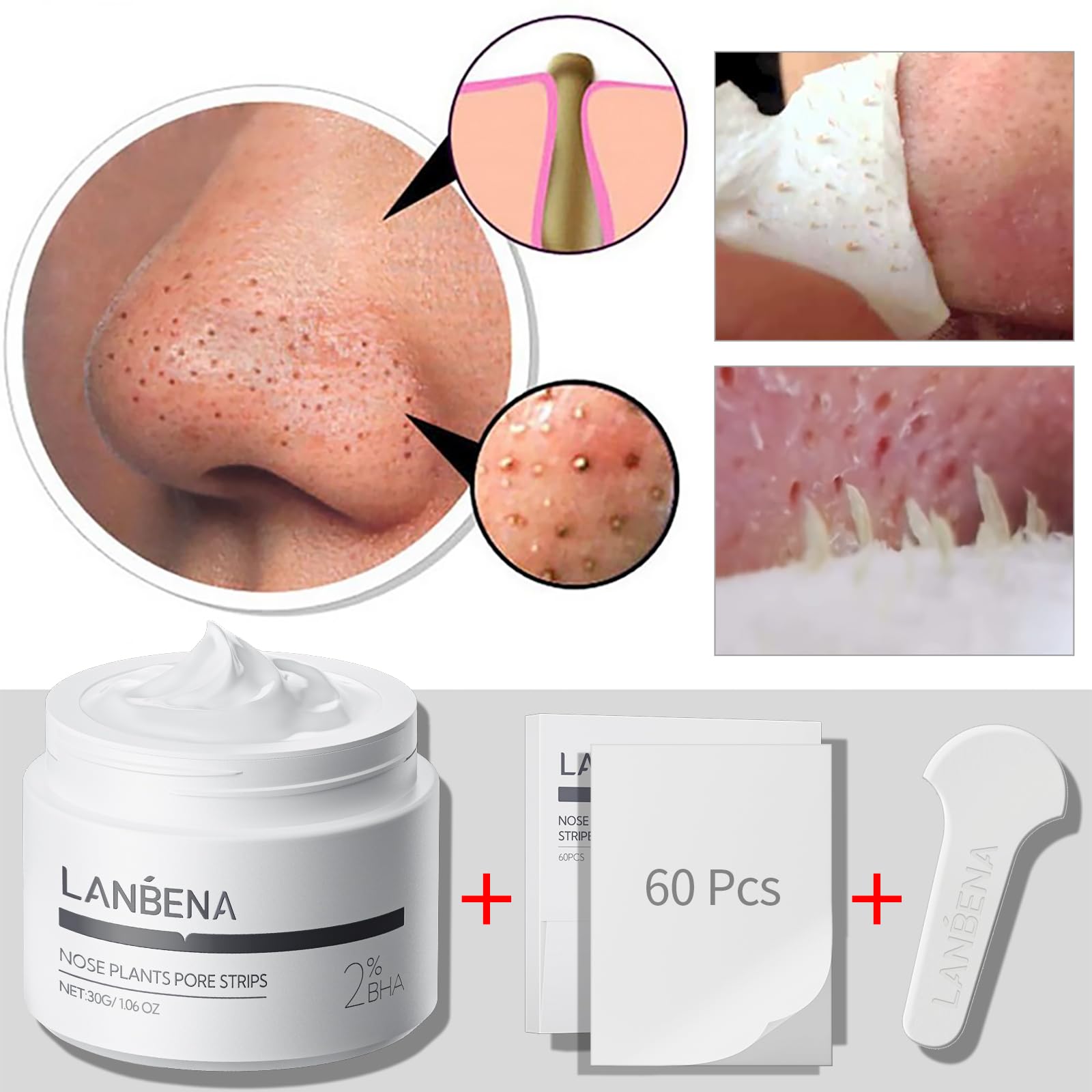 LANBENA argile amazonienne, texture absorbante et purification de la peau.