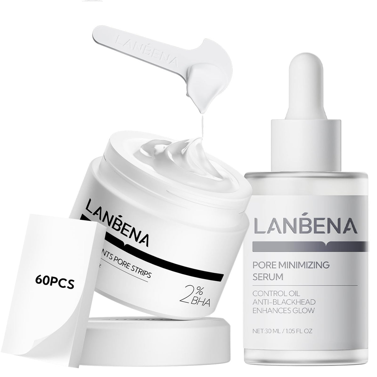 LANBENA bandes-pores-nasaux: nettoie les pores du nez avec efficacité.