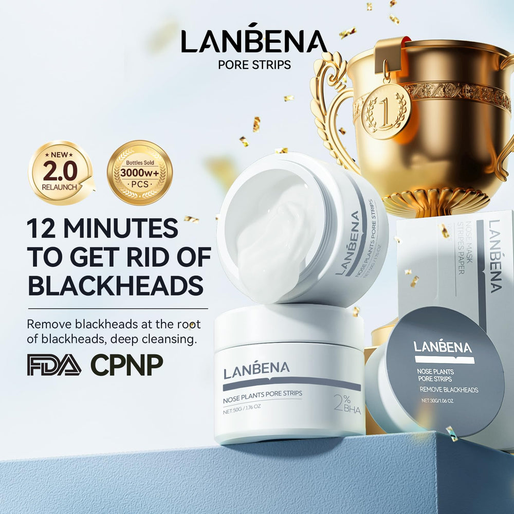 LANBENA ensemble soins purifie quotidien: routine rapide pour pores propres.