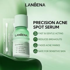 Lanbena Lotion séchage acné nocturne : assèche les imperfections pendant le sommeil.