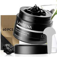 LANBENA masque charbon bambou purifie les pores et raffermit le teint