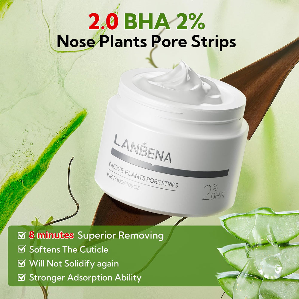 LANBENA Bandes Peau Mixte et Grasse: idéal pour peau à tendance huileuse.