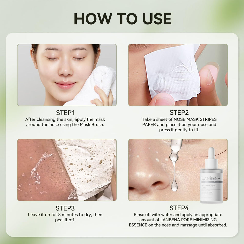 LANBENA routine beauté nez simple et efficace.