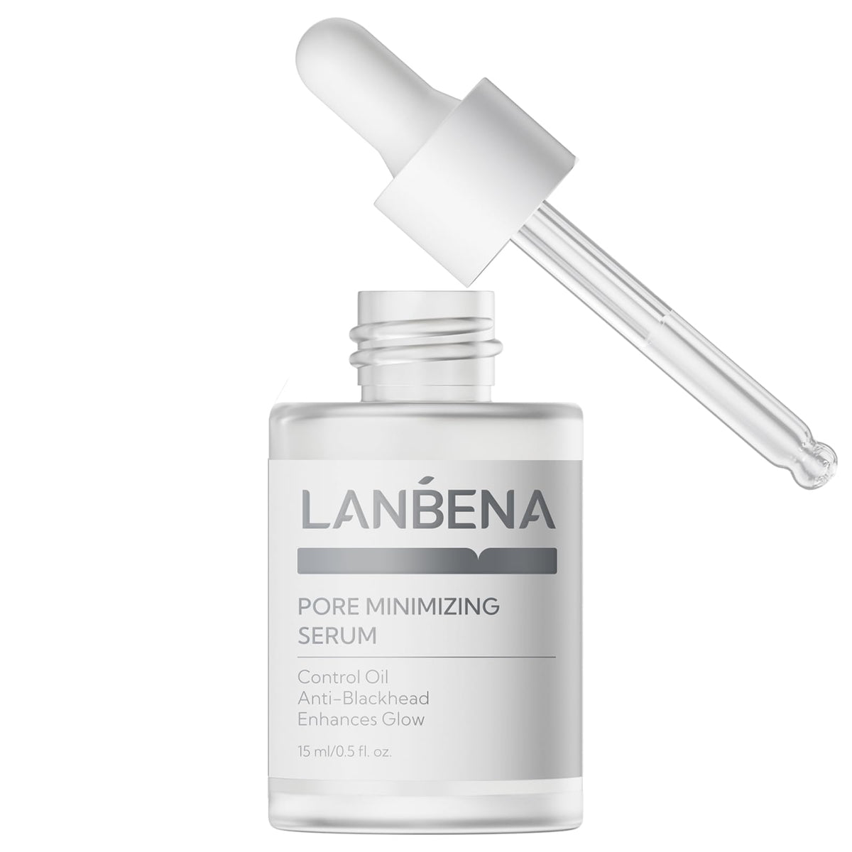 LANBENA Pore Minimizer Serum dans flacon, aide à resserrer les pores et clarifier la peau.