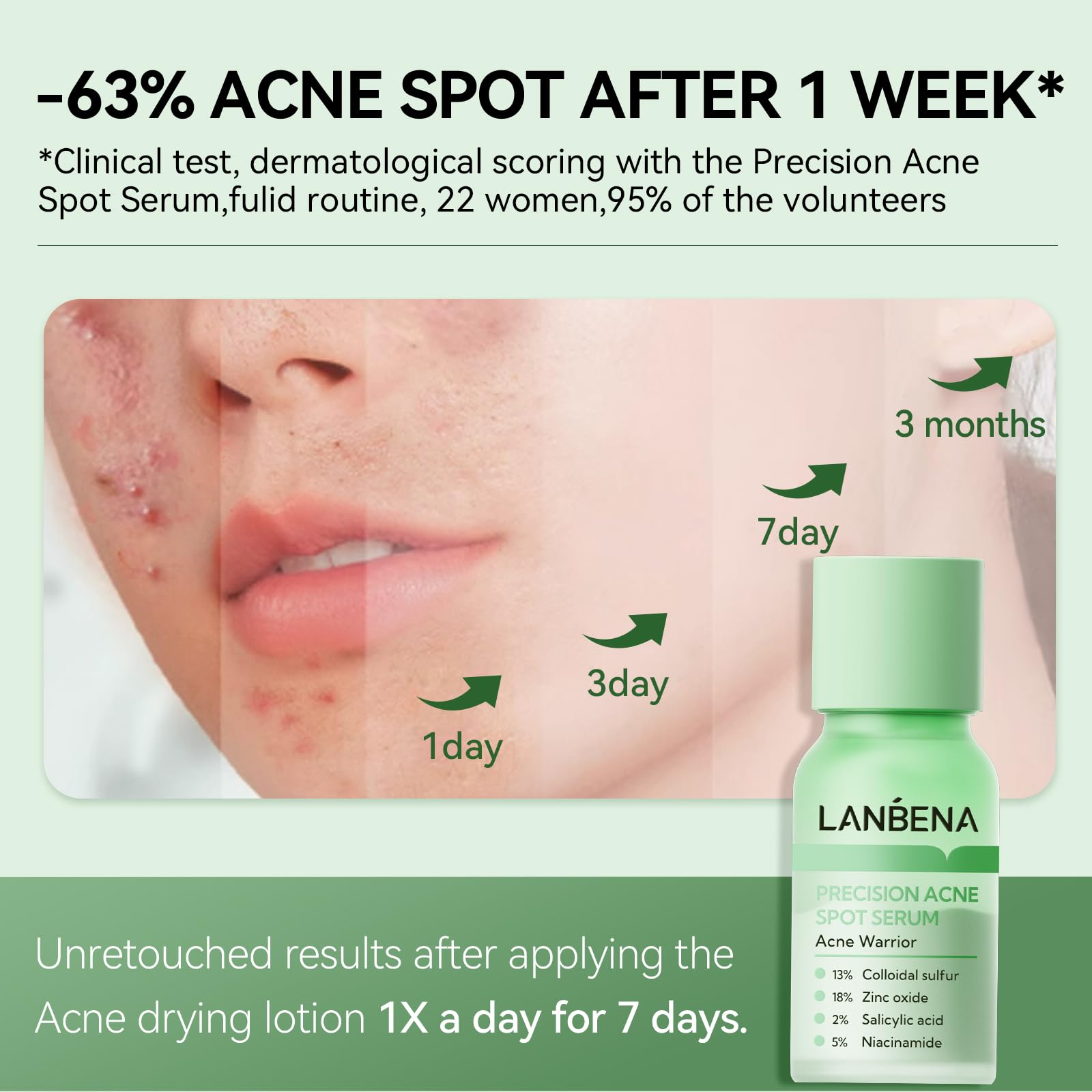 Lanbena Sérum peau sensitive, douceur et sécurité pour une routine nocturne.