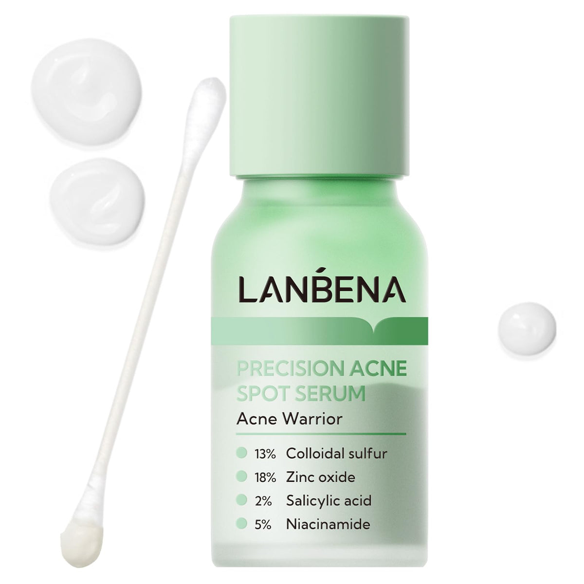Lanbena Sérum point bouton nocturne : cible les boutons pendant la nuit.