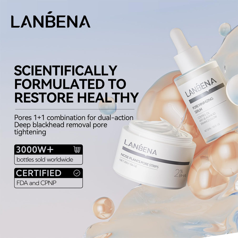 LANBENA serum-pore-minimisant: aide à resserrer les pores et hydrater.