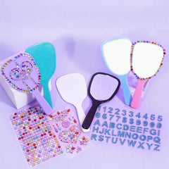 Autocollants strass Lanboon pour personnaliser le miroir.