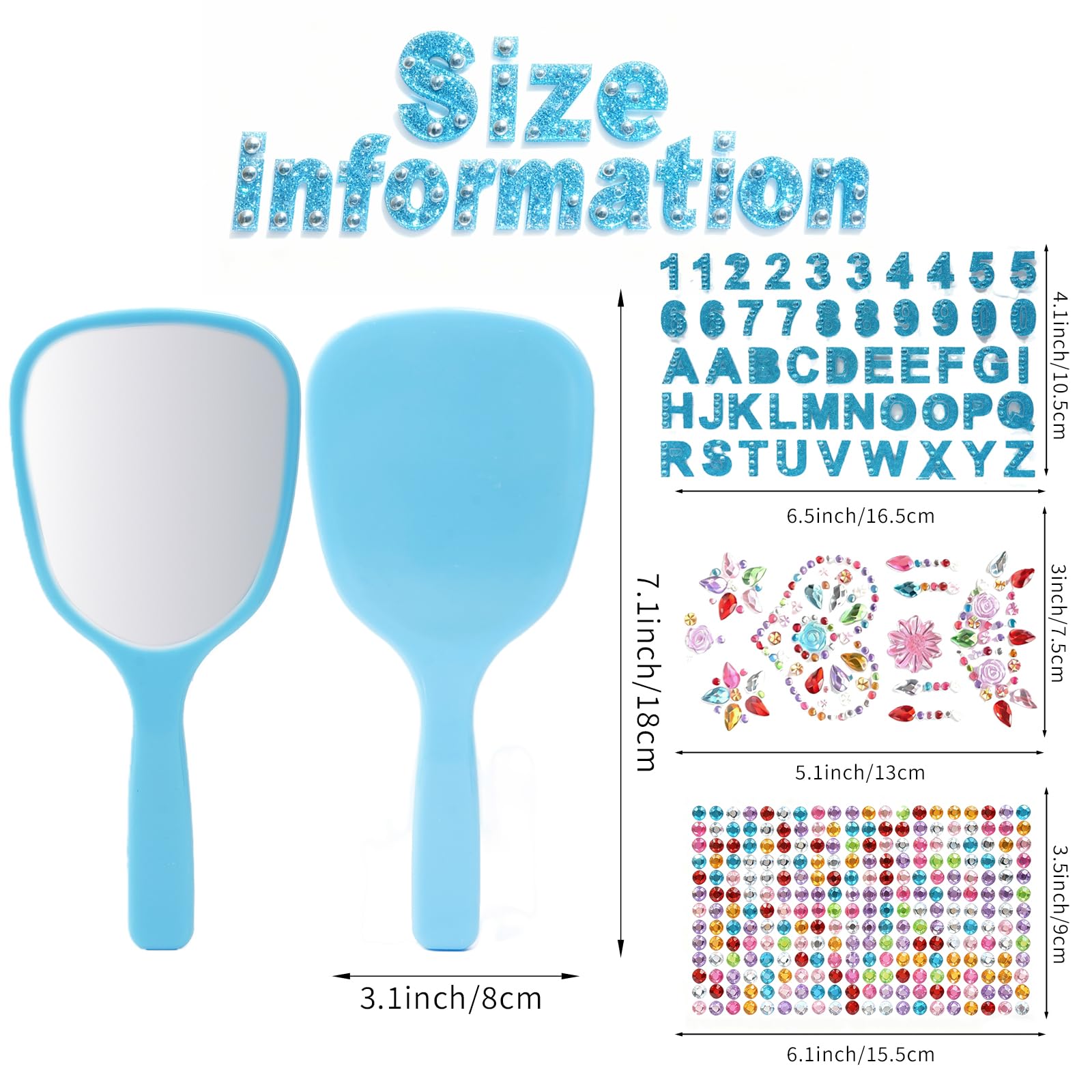 Cadeau Lanboon pour anniversaire ou Noël, miroir coloré.