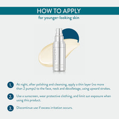 Crème retinol Lancer – texture hydratante et soin apaisant.