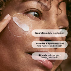 Lancer The Method Nourish avec acide hyaluronique pour peau repulpée.