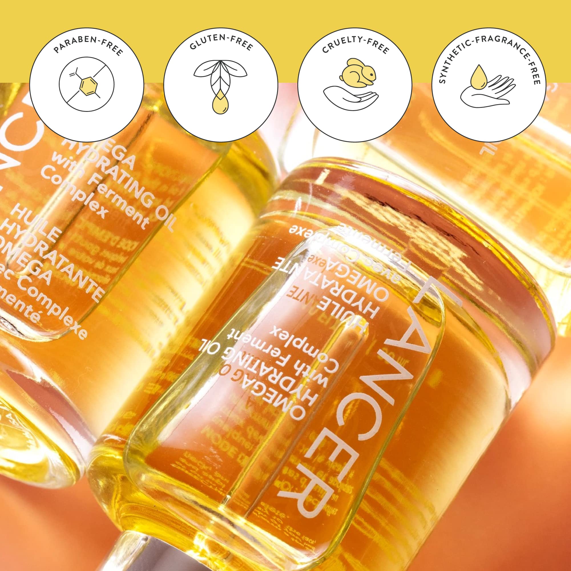 Soin visage Lancer Omega – rituel quotidien nourrissant et lumineux